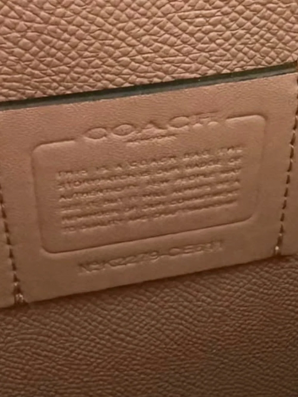 Coach bucket bag